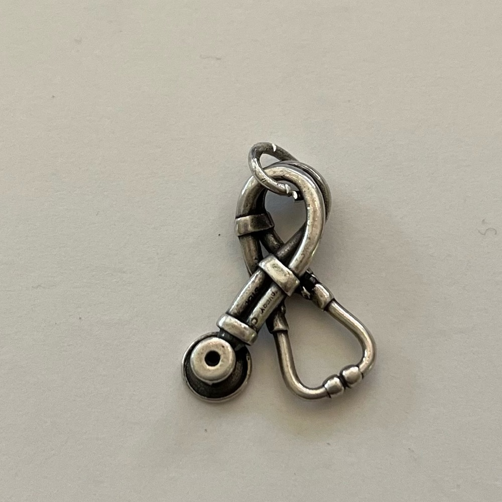 James Avery Sterling Silver Stethoscope Charm